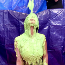 Slimed Models: Minerva Takes the Biggest Slimed Models Slime Ever: 25 Boxes of Cake Batter