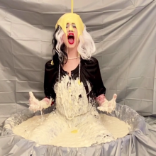 Slimed Models: LaRae Parodies Not One but two Cruella Messy Scenes!