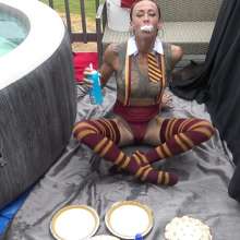 Jayce: Its cosplay. Its Drenched!  Its Pied!  Drenched again!  Hermione full wam!