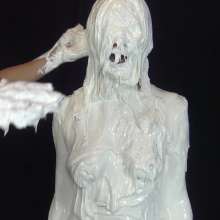 Jayce: Sirena Spoofed into a Statue Nude, Then Paint by Me!+pic Set