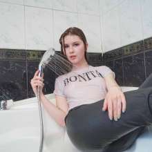 Wet Live Team: Soap + Shower + Bathing Nastya in a Transparent T-shirt?