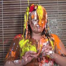 Big_Tits_Gunge: Summer's Christmas In June  Nude Paint Job!