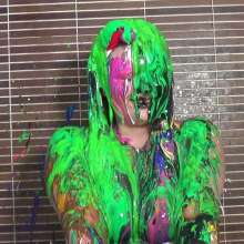 Big_Tits_Gunge: Summer's Christmas In June  Nude Paint Job!