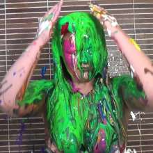 Big_Tits_Gunge: Summer's Christmas In June  Nude Paint Job!