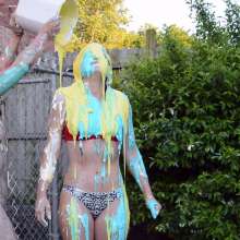 FunFilled Photography: Vanessa Gets Pied and Slimed by Caprice!