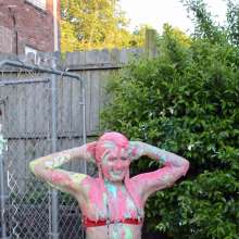 FunFilled Photography: Vanessa Gets Pied and Slimed by Caprice!