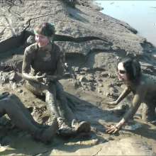 DungeonMasterOne: 3-Girl Sports Mud: Cindy, Felicity, Honeysuckle!