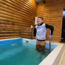 Wet Live Team: Andrii Pool and Shower Combo!  It Was Very Contrast!