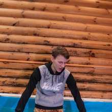Wet Live Team: Andrii Pool and Shower Combo!  It Was Very Contrast!