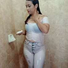 WetPlace: Betty Shower In White Clothes