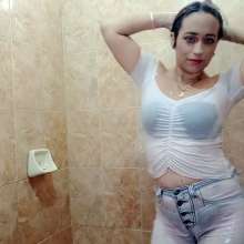 WetPlace: Betty Shower In White Clothes