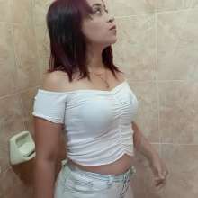 WetPlace: Betty Shower In White Clothes
