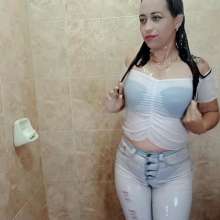WetPlace: Betty Shower In White Clothes