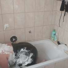 Darkabyss445: Covered in Pie and Getting Clean