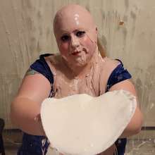 curiousvixen84: Dress, Nylons, Whipped Cream and Slime