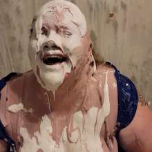 curiousvixen84: Dress, Nylons, Whipped Cream and Slime