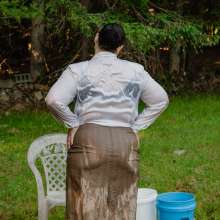 JD and Messy Andi: Andi's Business Outfit Soaked!