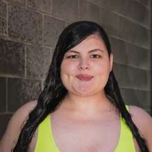 JD and Messy Andi: Andi got wet in a yellow bathing suit, tights and heels!