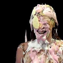 RevSlymsford: Holly Gets Pied For The First Time; By Messy Jessie