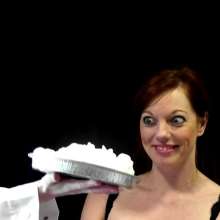 RevSlymsford: Holly Gets Pied For The First Time; By Messy Jessie