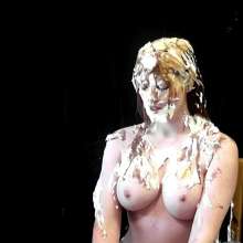 RevSlymsford: Holly Gets Pied For The First Time; By Messy Jessie