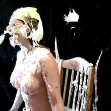 RevSlymsford: Holly Gets Pied For The First Time; By Messy Jessie