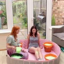 ErinMoore: Lottii Gets Revenge on Erin, Feet Tickled Then Gunged