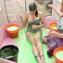 ErinMoore: Lottii Gets Revenge on Erin, Feet Tickled Then Gunged