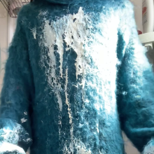 ombreflou: messing up big mohair sweaters