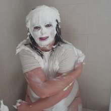Darkabyss445: Messy with Pies in the Shower