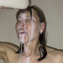Wamgirlx: Milk Shower--Cold Freezing Milk Poured over My Naked Body