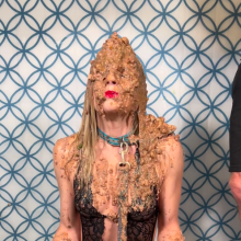 Slimed Models: Erin Slimed With Cat Food and Dog Food
