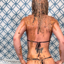 Slimed Models: Erin Slimed With Cat Food and Dog Food