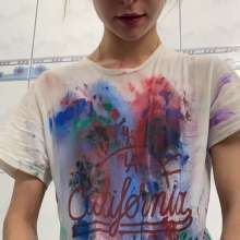 Wet Live Team: She Stained the T-shirt with Paint and Destroyed It!