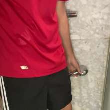 derekwam: Shower in My Favourite Soccer Outfit