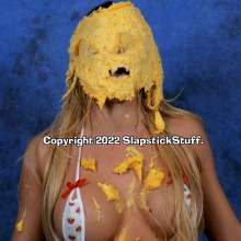 SlapstickStuff: Elly (aka Misty) Makes A Sexy/ Skimpy/ Sloppy Return to SlapstickStuff!