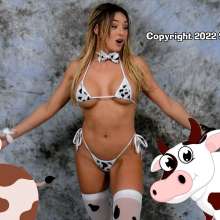 SlapstickStuff: Elly Learns About Dairy The Hard Way!  Both SS266 Edits Available!