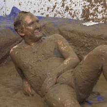 WamtasticUK: Ste and Freddie Singlet Wrestling in the Mud Pit