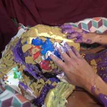 Jayce: The Encasement Challenge!  Massive Mess Mountain... did I live up?
