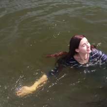Wet Live Team: The Sunscreen Helped Tanya Get Wet in Her Clothes!