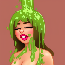 wammypinupart: weekend slime time (pinup cartoons)