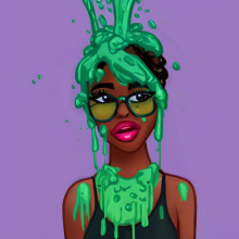 wammypinupart: weekend slime time (pinup cartoons)