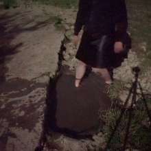 Swamp Angel: 73 Mud Eva Leather Skirt Moon Ritual