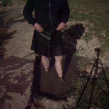 Swamp Angel: 73 Mud Eva Leather Skirt Moon Ritual