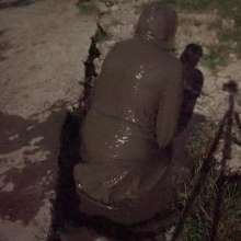 Swamp Angel: 73 Mud Eva Leather Skirt Moon Ritual
