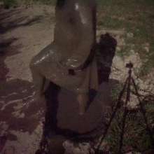 Swamp Angel: 73 Mud Eva Leather Skirt Moon Ritual