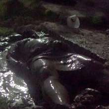 Swamp Angel: 73 Mud Eva Leather Skirt Moon Ritual