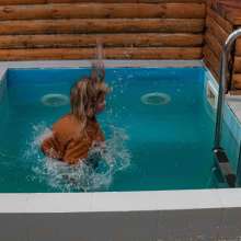 Wet Live Team: A Cold Pool and a Warm Shower--full of My Wet Stuff