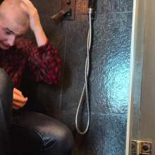 Wet Live Team: Artem Took a Shower in the Shower Cabin and Showed His Feet