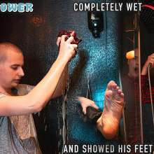 Wet Live Team: Artem Took a Shower in the Shower Cabin and Showed His Feet